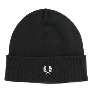 Fred Perry logo-embroidery beanie