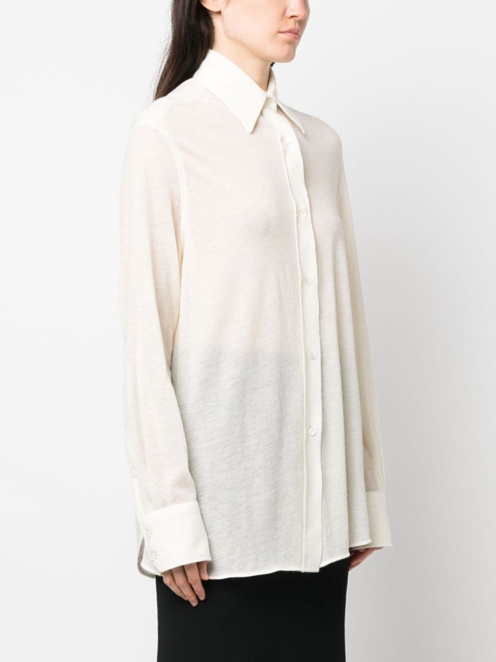 TOM FORD semi-sheer cashmere shirt - Image 3