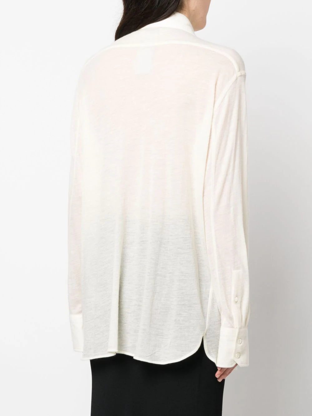 TOM FORD semi-sheer cashmere shirt - Image 4