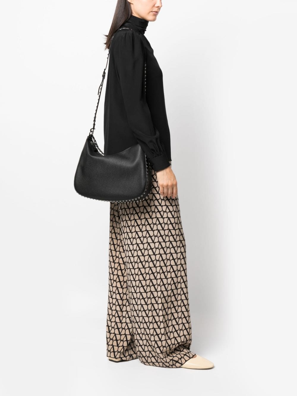 Valentino Garavani Rockstud leather crossbody bag - Image 2