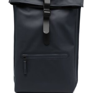 Rains roll-top buckled backpack
