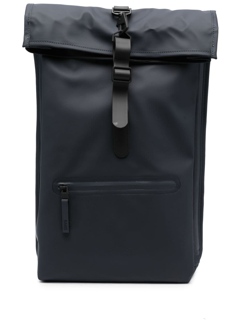 Rains roll-top buckled backpack