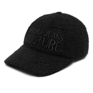 Versace Jeans Couture logo-embroidered faux-shearling cap