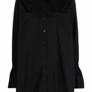 DKNY spread-collar button-up shirt