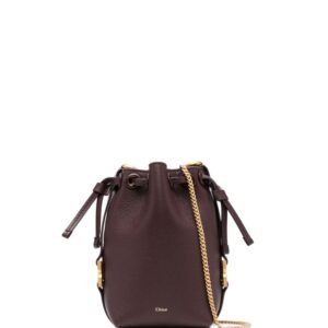 Chloé mini Marcie leather bucket bag