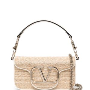 Valentino Garavani Locò tweed shoulder bag