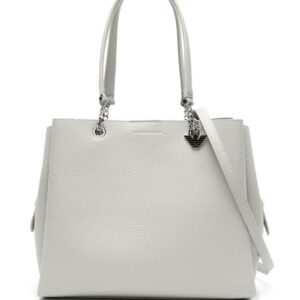 Emporio Armani Palmellato logo-charm tote bag
