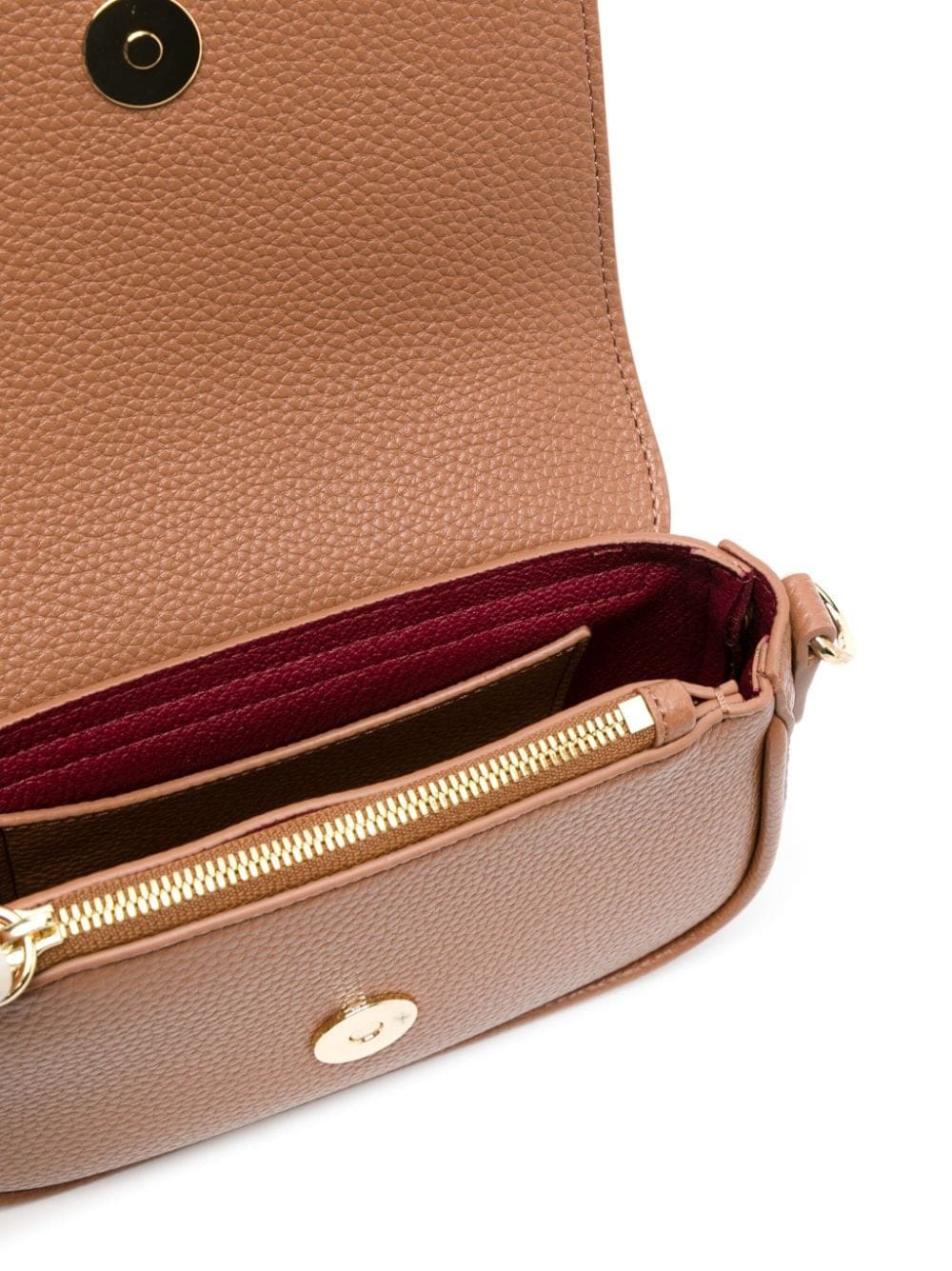 Emporio Armani logo-lettering pebbled crossbody bag - Image 5