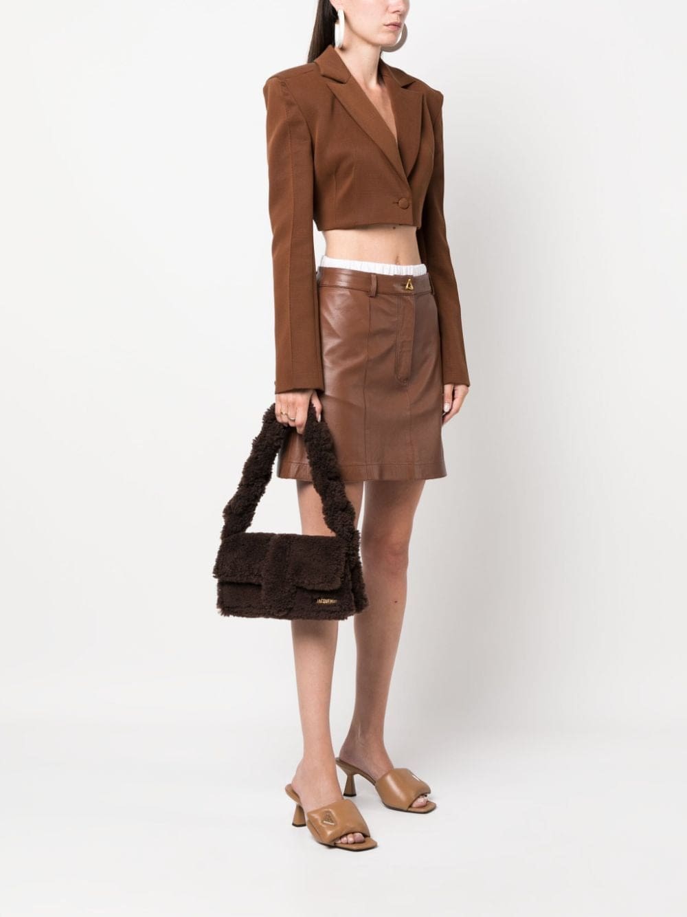 Jacquemus Le Bambidou shearling shoulder bag - Image 2