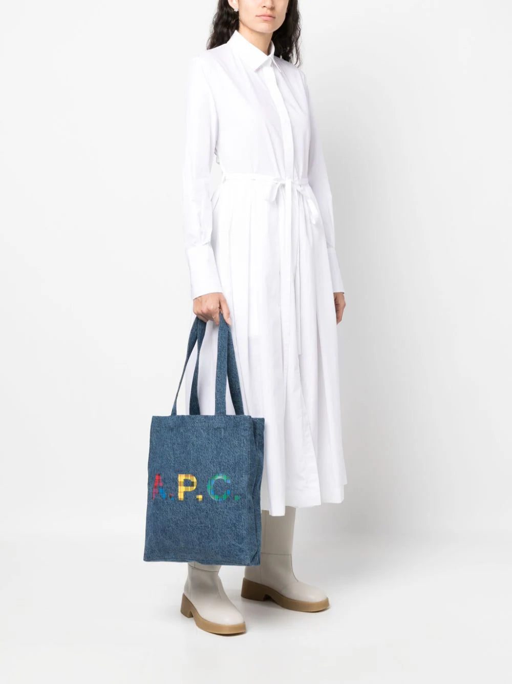 A.P.C. Lou denim tote bag - Image 2