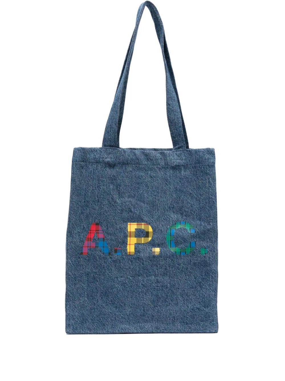A.P.C. Lou denim tote bag