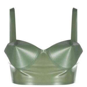 Maison Margiela  latex balconette bra