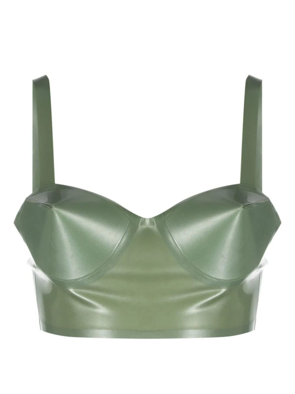 Maison Margiela latex balconette bra