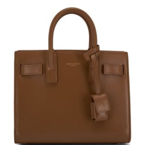 Saint Laurent Sac De Jour leather tote bag