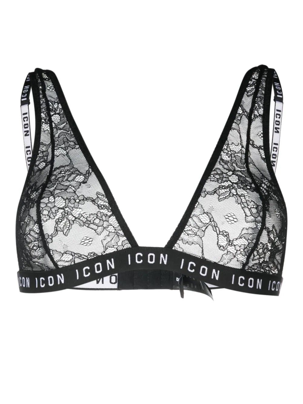 DSQUARED2 Icon lace triangle bra