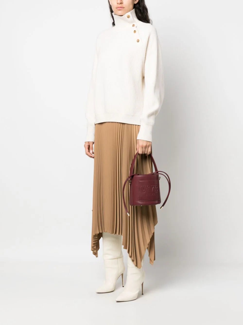 V°73 Beatrix logo-embossed tote bag - Image 2