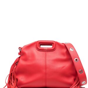 Maje mini Miss M leather shoulder bag