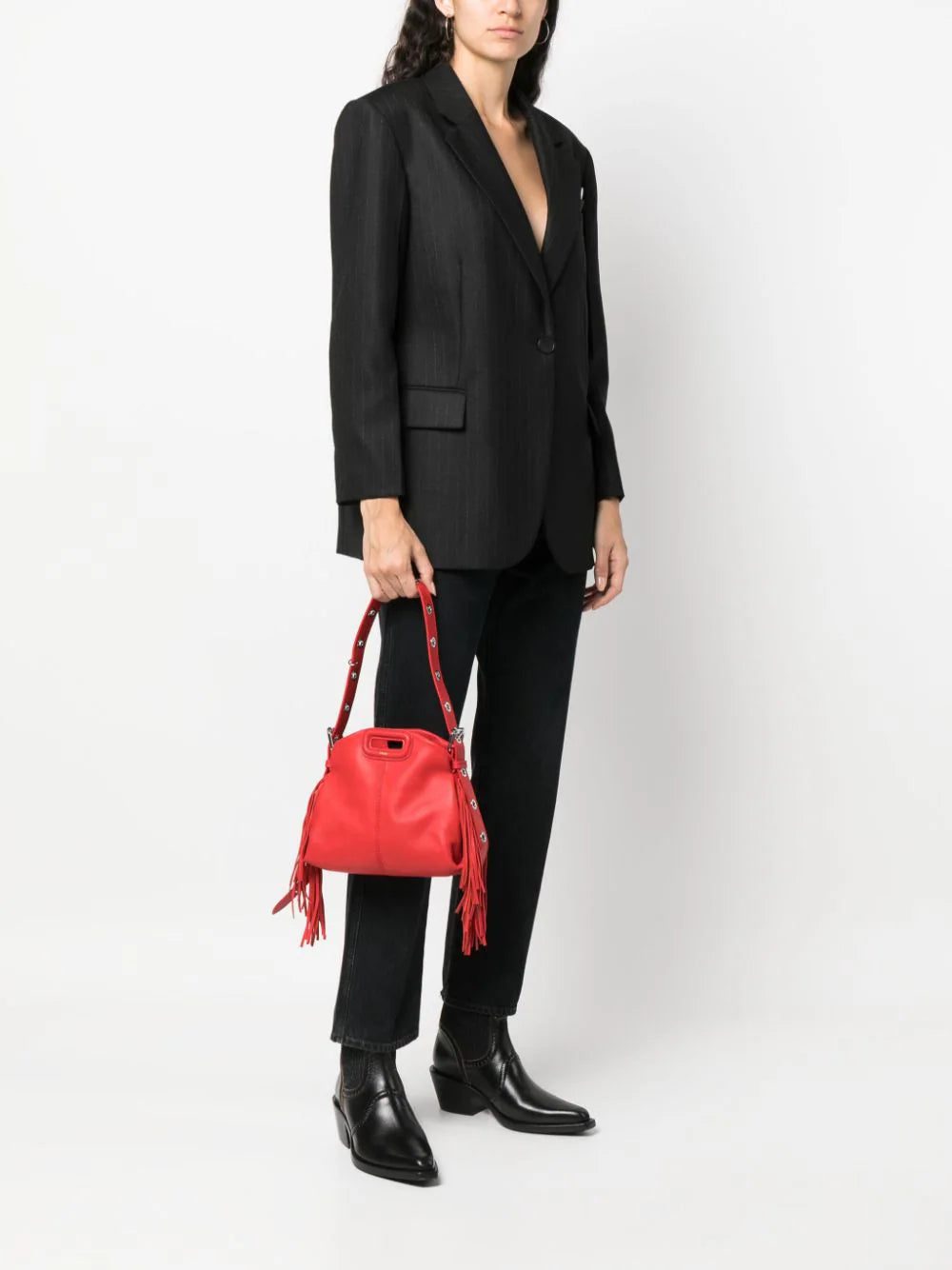 Maje mini Miss M leather shoulder bag - Image 2