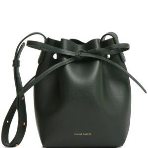 Mansur Gavriel Mini Mini logo-print bucket bag