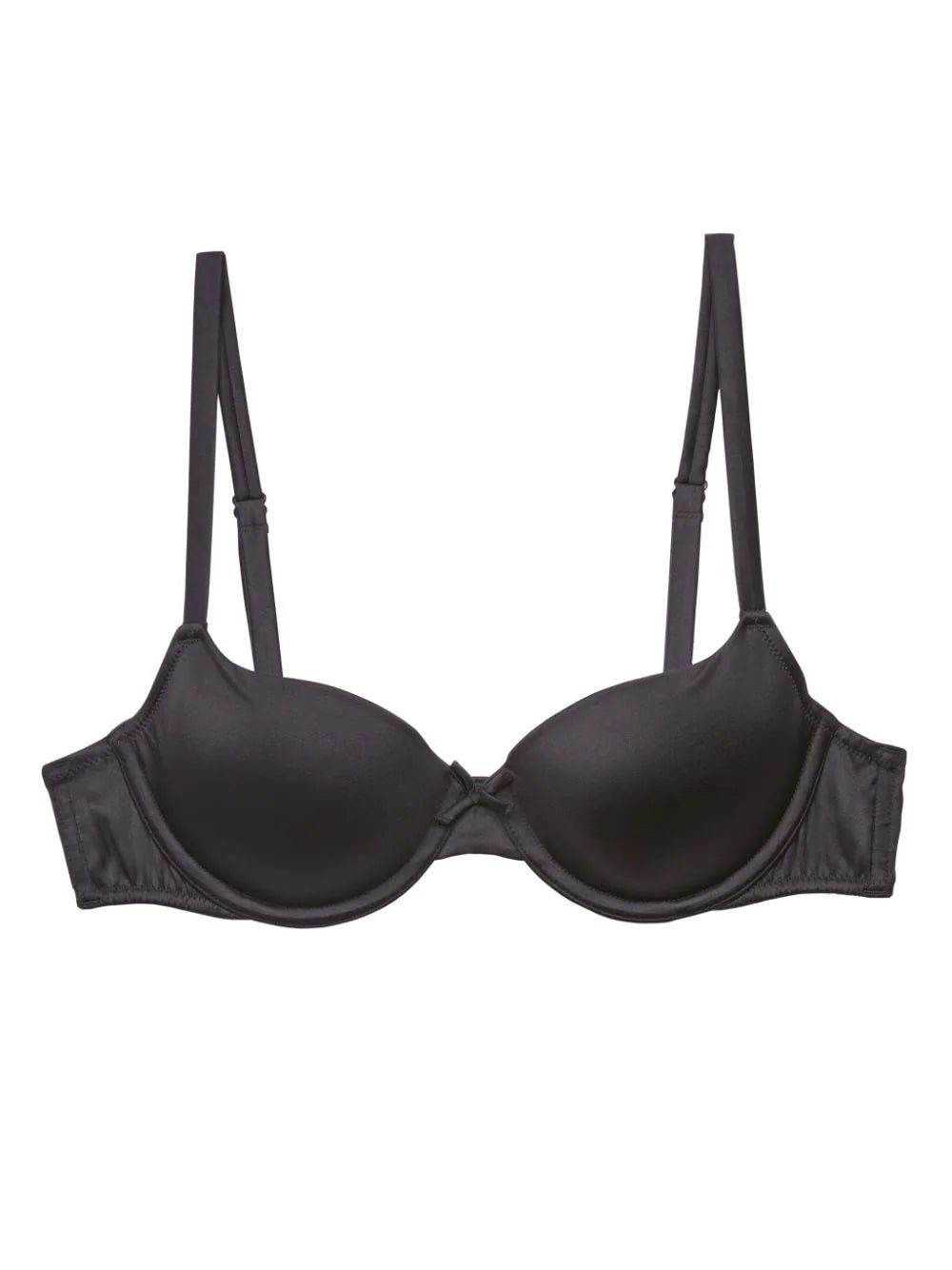 Fleur Du Mal molded satin balconette bra