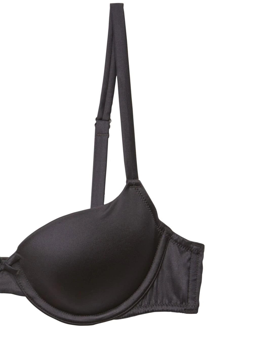 Fleur Du Mal molded satin balconette bra - Image 2