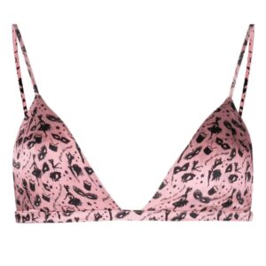 Fleur Du Mal Luxe triangle-cup bra