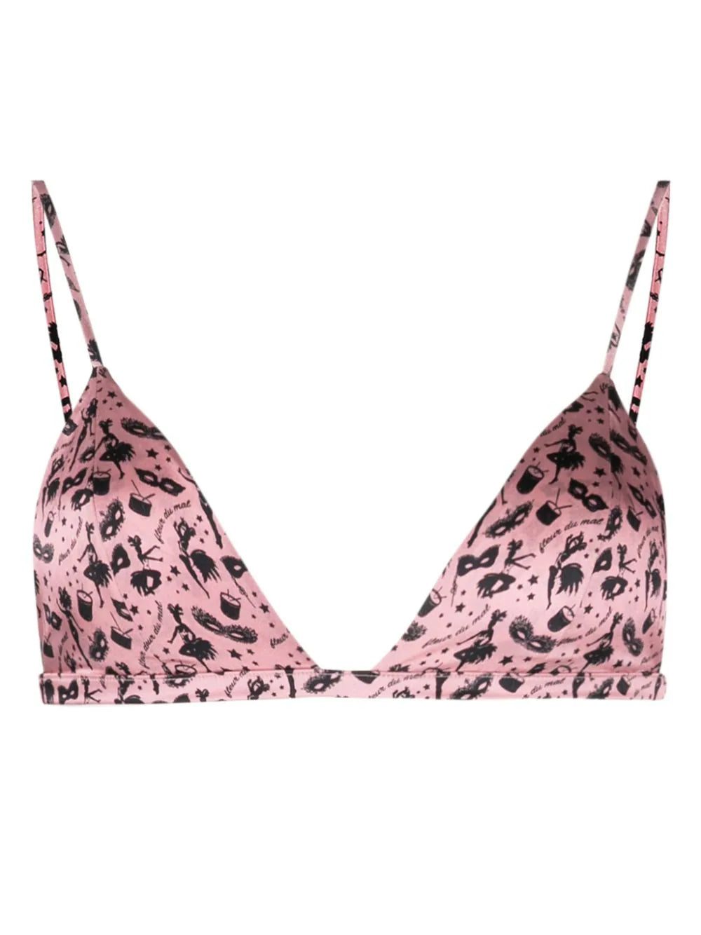 Fleur Du Mal Luxe triangle-cup bra