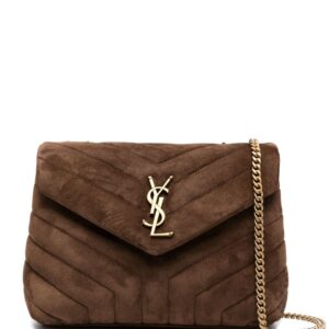 Saint Laurent small Loulou suede shoulder bag