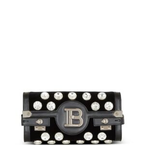Balmain B-Buzz 23 embellished clutch bag