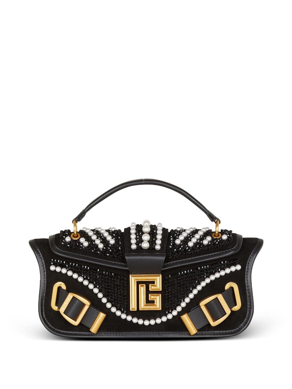 Balmain Blaze Pouch embellished tote bag