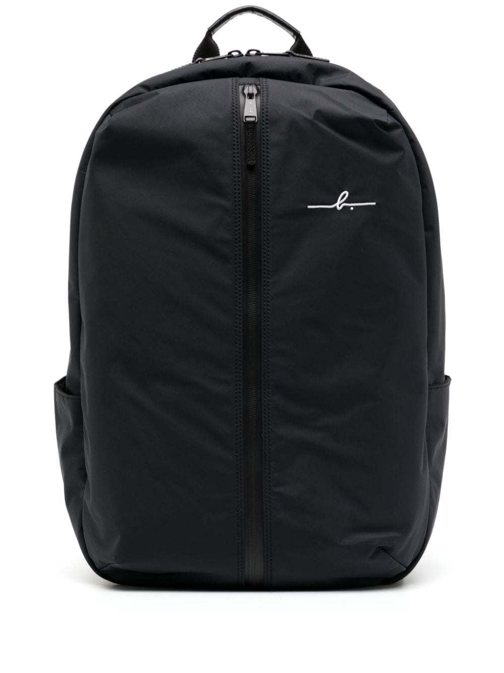 agnès b. engraved-logo plain backpack