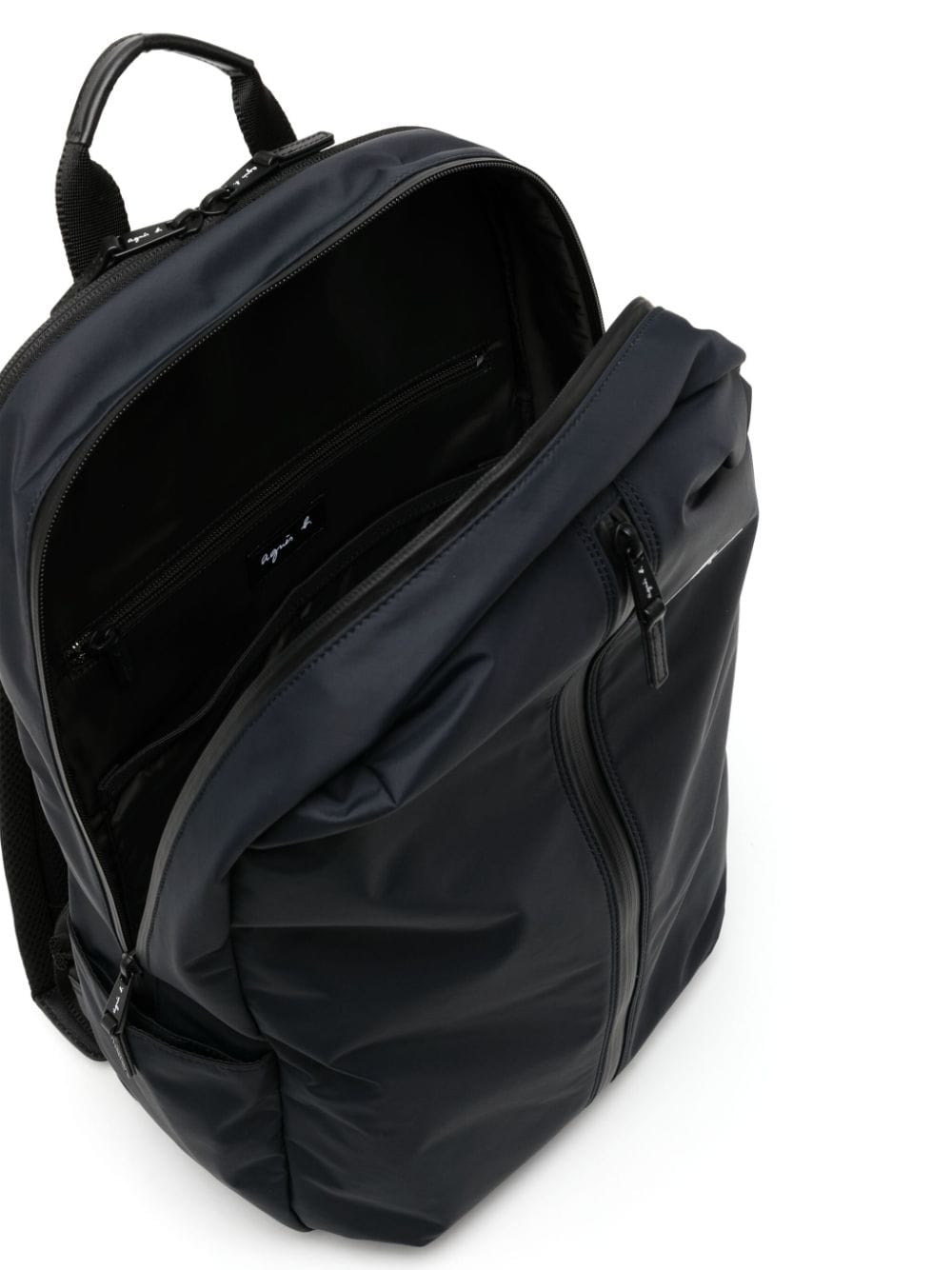 agnès b. engraved-logo plain backpack - Image 5