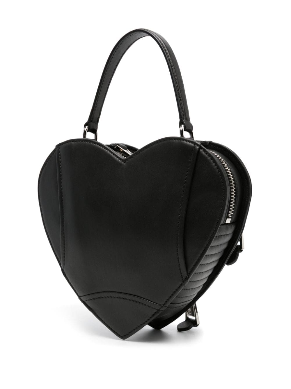 Moschino Biker heart-shaped tote bag - Image 3
