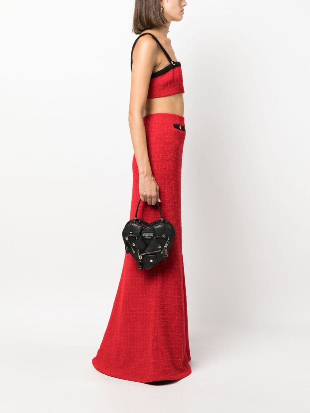 Moschino Biker heart-shaped tote bag - Image 2