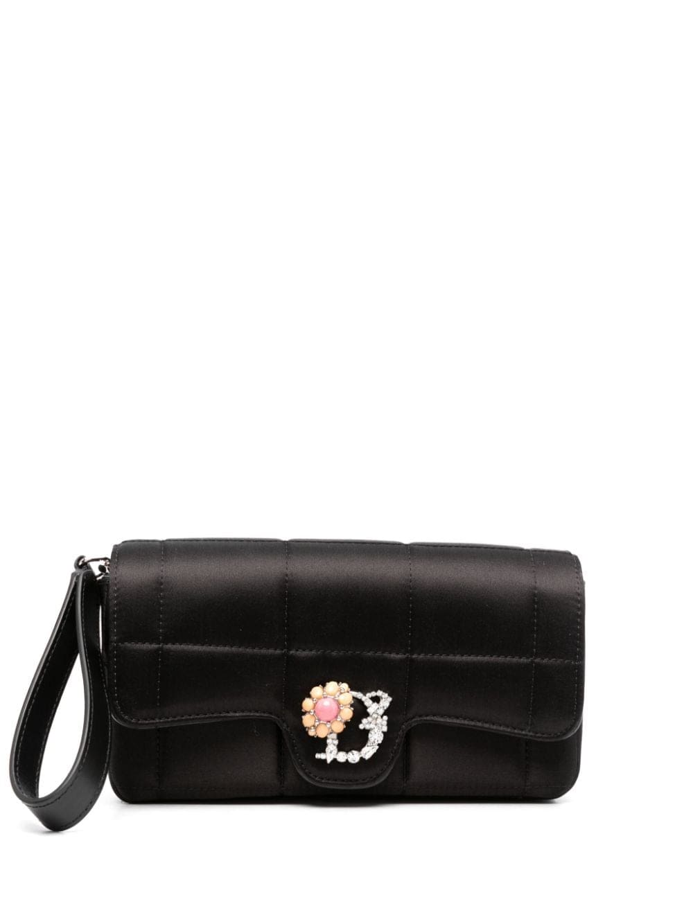 DSQUARED2 D2 Statement quilted clutch bag
