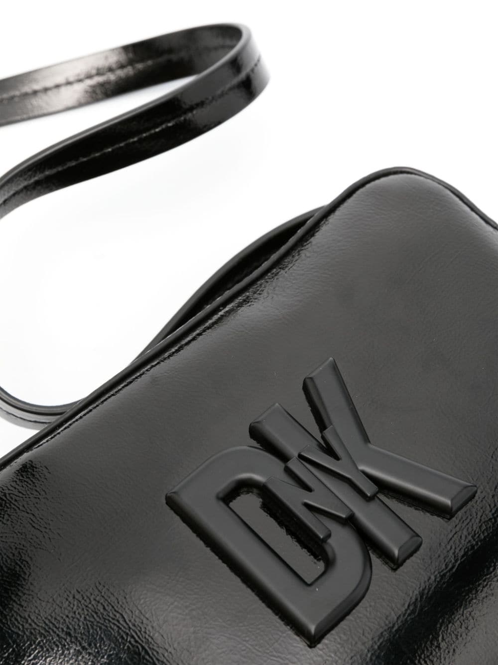 DKNY logo-plaque leather crossbody bag - Image 4