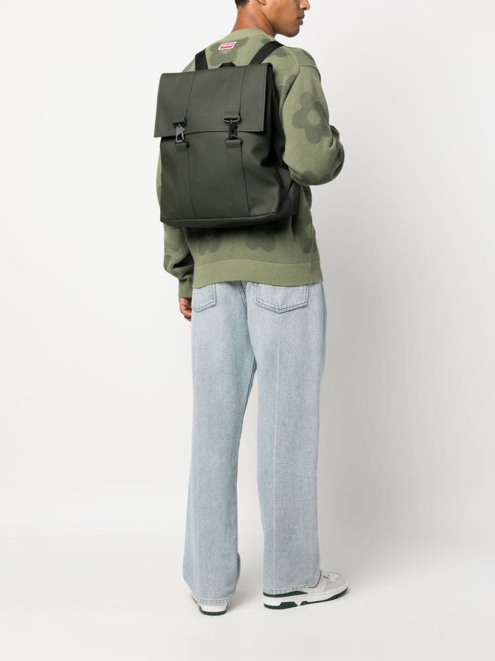 Rains MSN logo-debossed backpack - Image 3