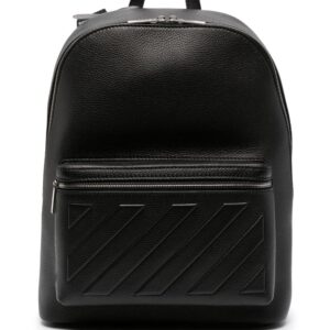 Off-White Diag-embossed leather backpack