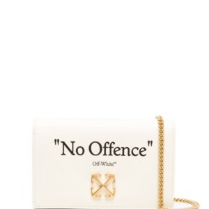 Off-White Jitney leather crossbody bag