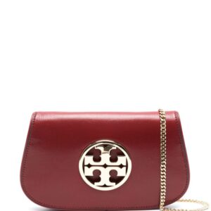 Tory Burch Double T-plaque leather shoulder bag