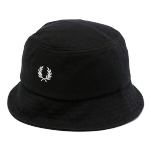 Fred Perry logo-embroidered cotton bucket hat
