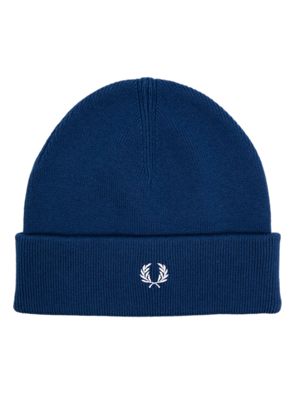 Fred Perry logo-embroidered ribbed-knit beanie