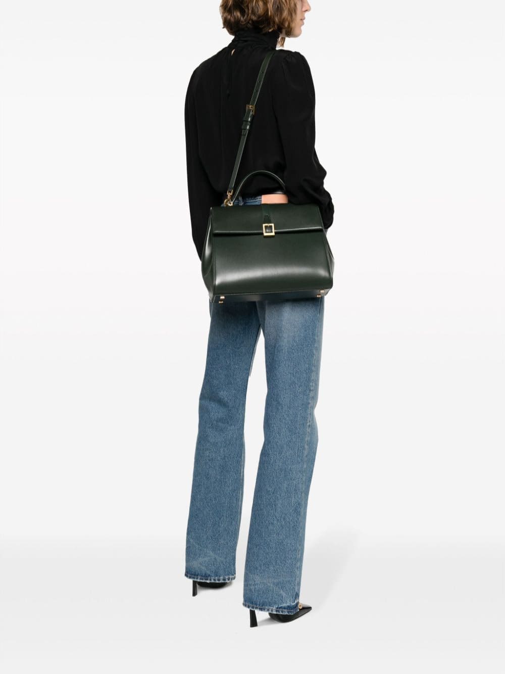 Saint Laurent medium Fermoir leather shoulder bag - Image 2