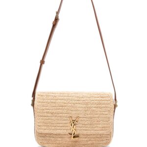 Saint Laurent Solferino raffia shoulder bag