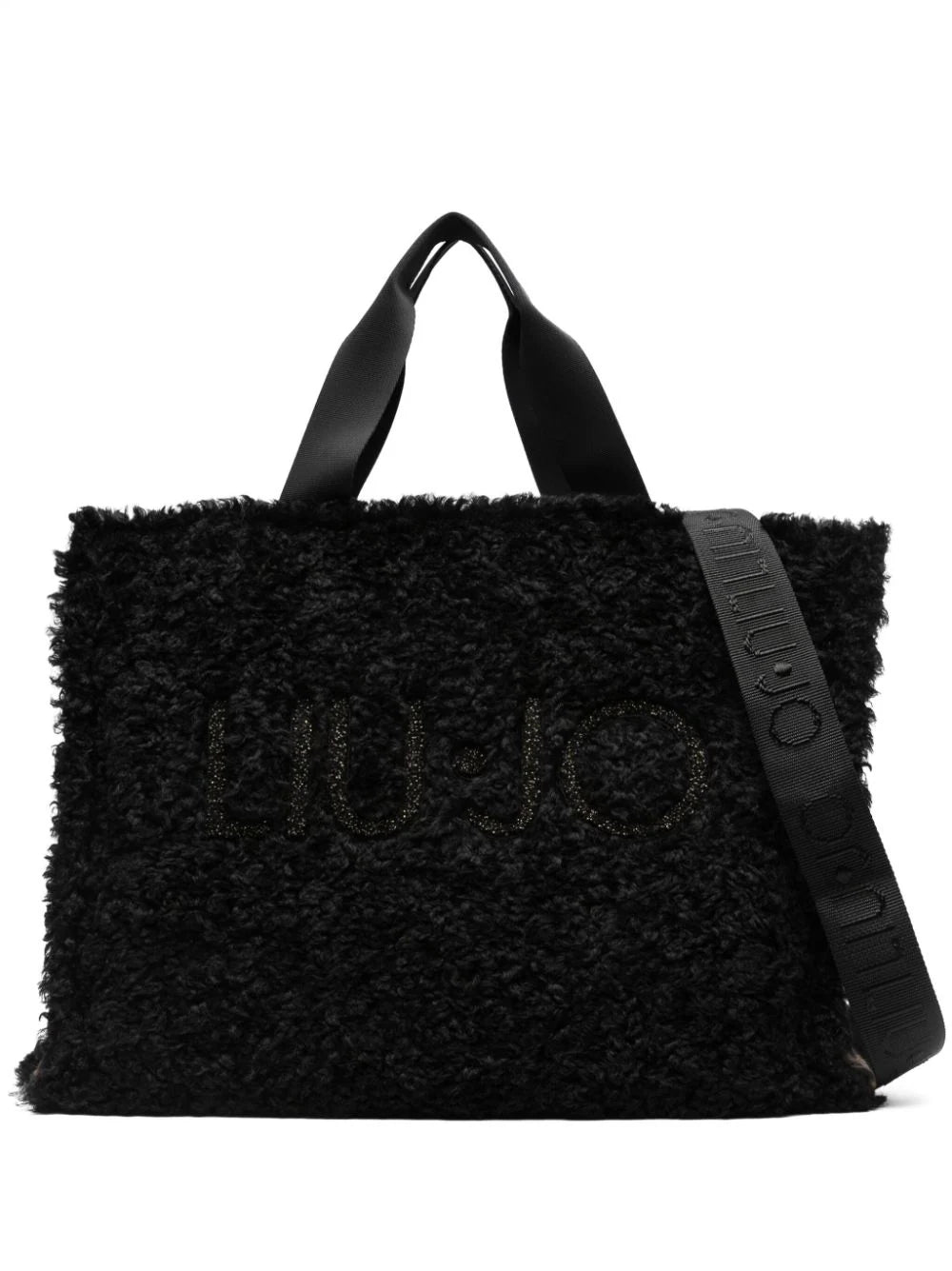 LIU JO animal-print faux-fur tote