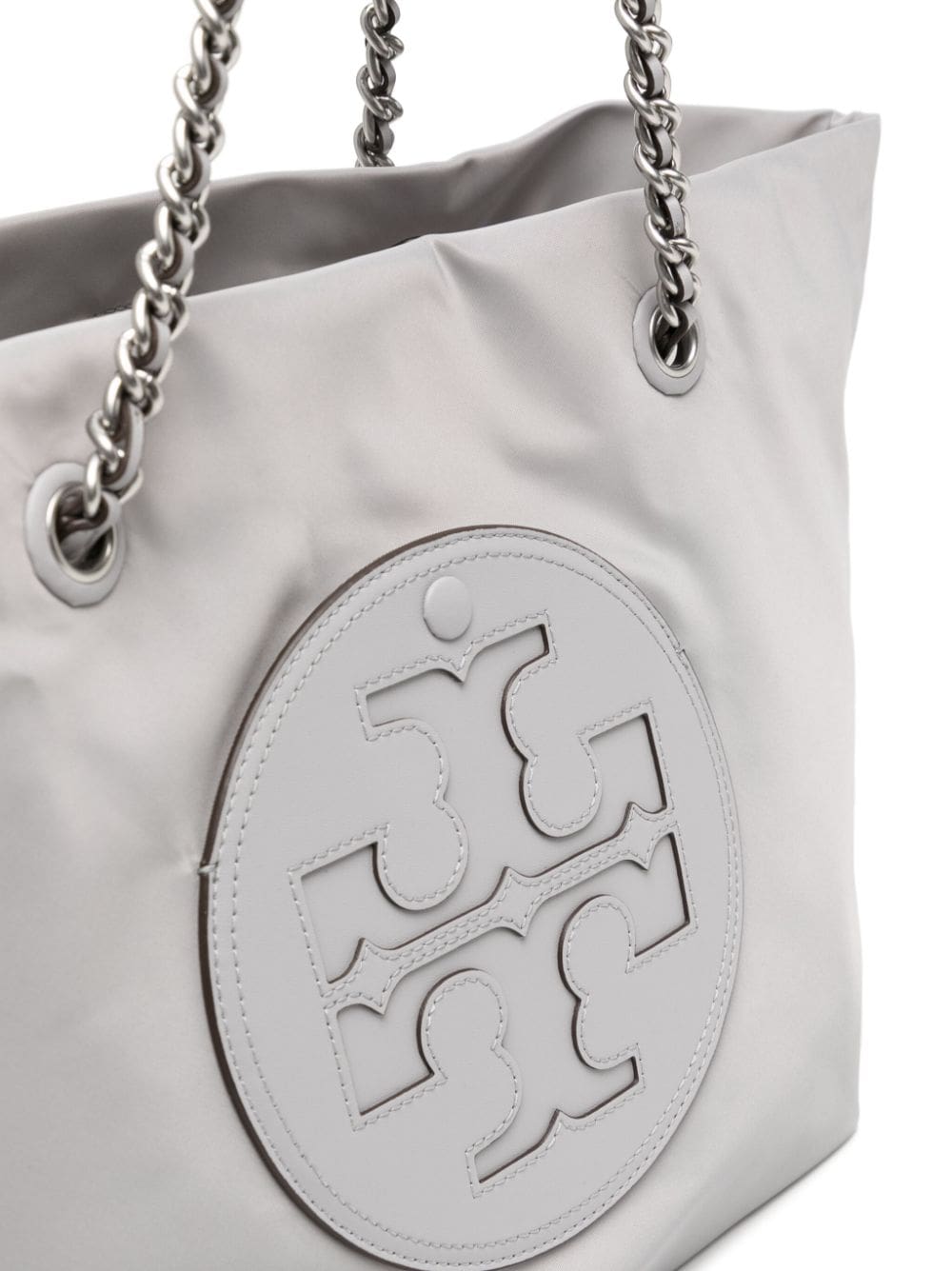 Tory Burch Ella logo-patch padded tote bag - Image 4