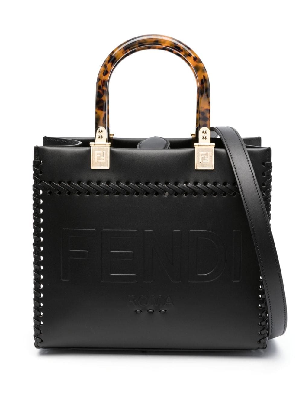 FENDI small Sunshine leather shoulder bag
