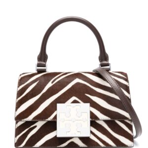 Tory Burch Bon Bon zebra-print mini bag