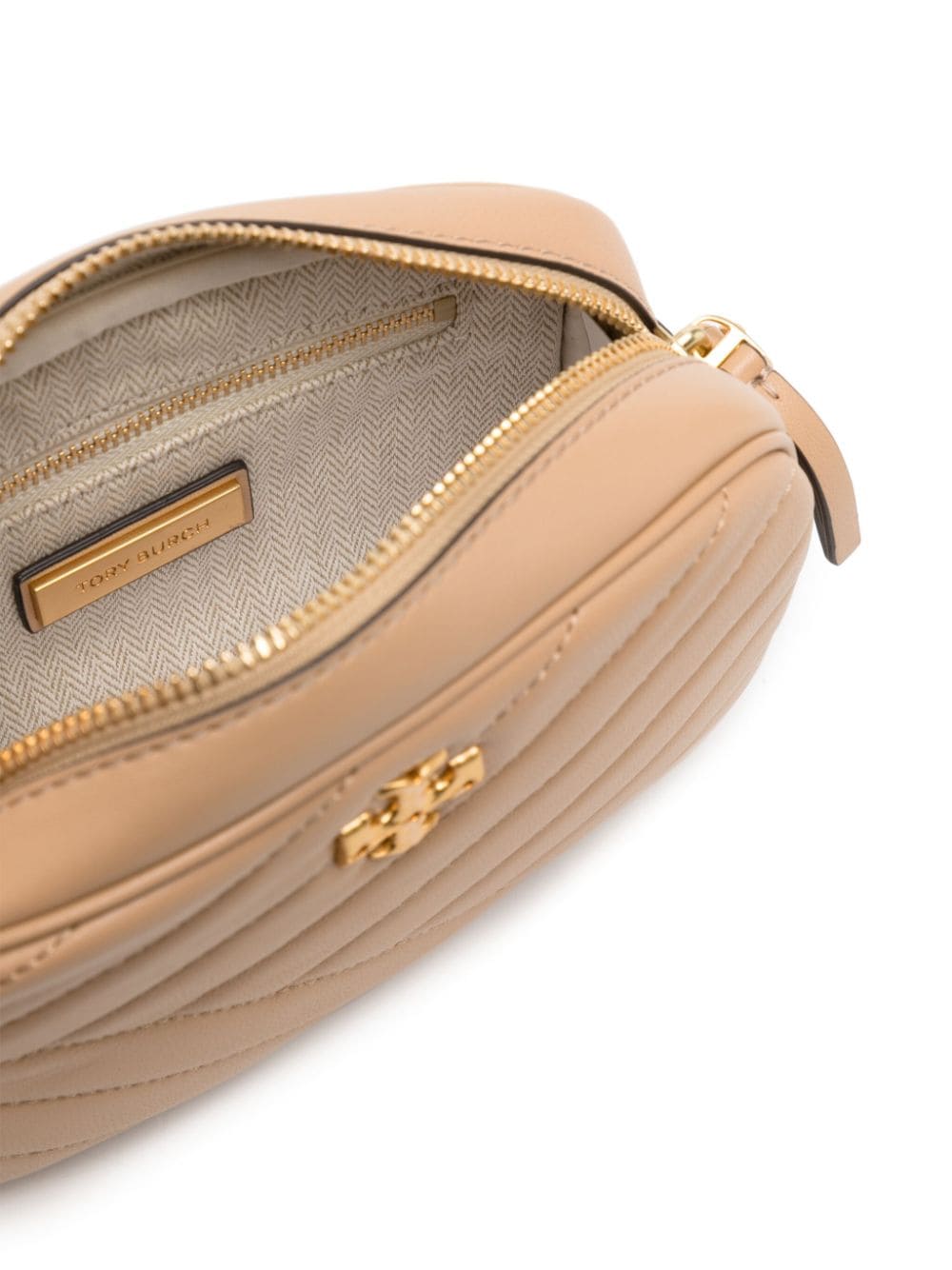 Tory Burch Kira chevron-stitch leather crossbody bag - Image 5