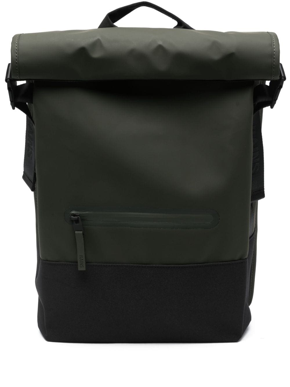 Rains Trail Rolltop colour-block backpack